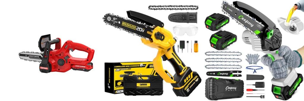 Best Chainsaw For Battery Powered Models combined image 1