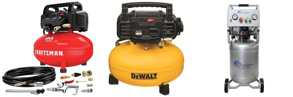 Best Garage Air Compressor combined image