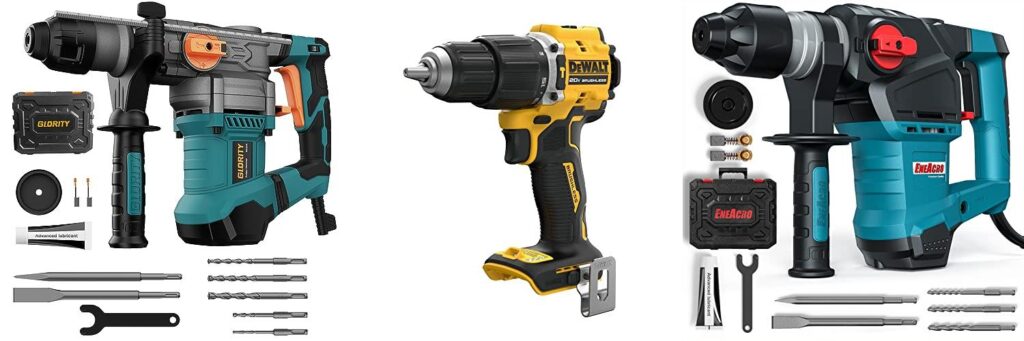 Top 5 Best Hammer Drills: Reviews, Features & Buyer's Guide 2 Best Hammer Drill combined image
