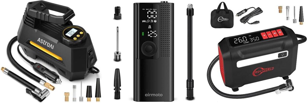 Best Portable Car Air Compressor combined image