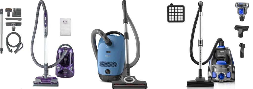Canister Vacuum Cleaners combined image