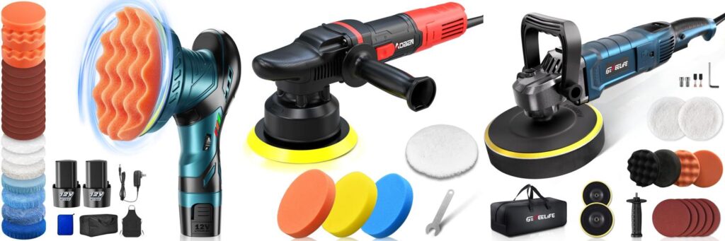 Car Polisher Buffer combined image