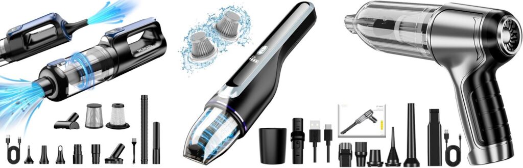 The Best Car Vacuum Cordless - Top Picks & Buying Guide 2 Car Vacuum Cordless combined image