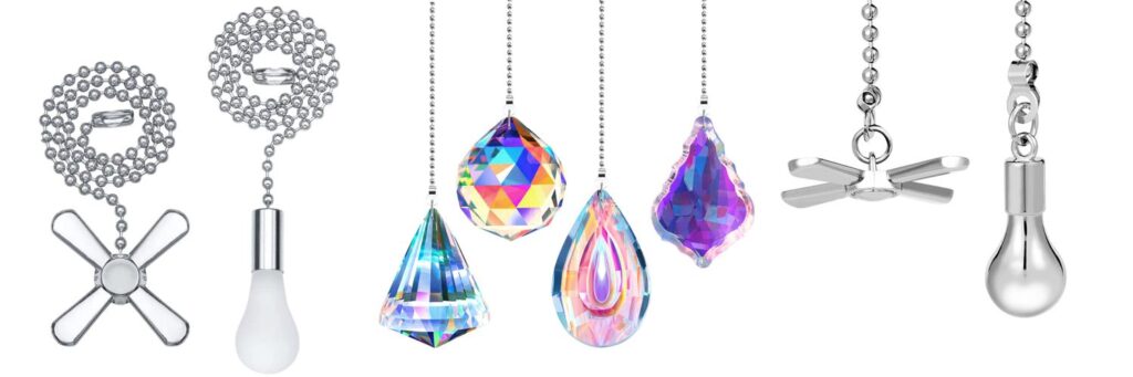 Ceiling Fan Pull Chain Ornaments combined image