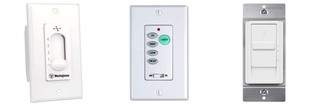 Ceiling Fan Wall Controls combined image