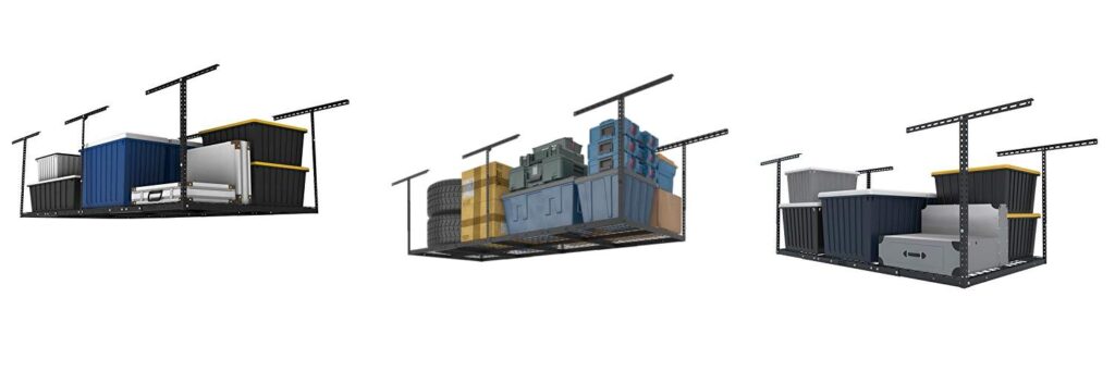 Ceiling Mounted Storage Racks combined image 1