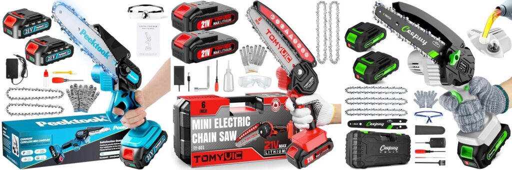 Chainsaw For Cutting Thin Branches combined image 1