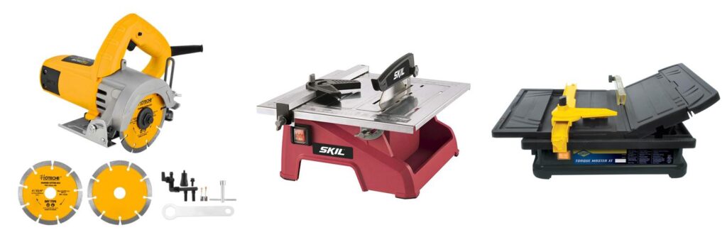 Cheap Wet Tile Saw combined image