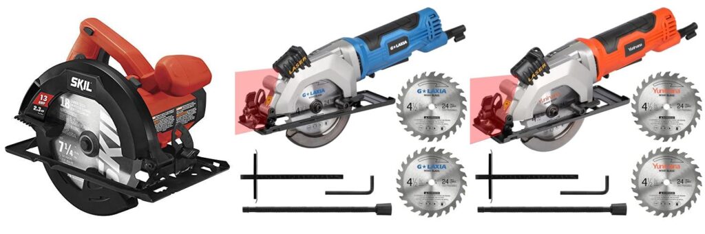 Circular Saw For Home Projects combined image