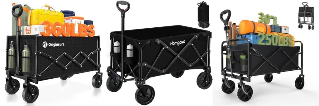 Collapsible Garden Cart combined image 1