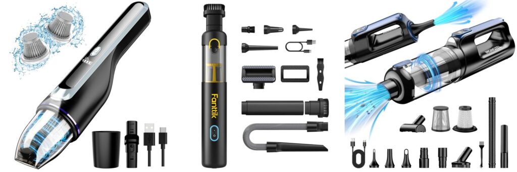 Compact Car Vacuum combined image