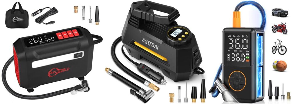 Compact Portable Air Compressor combined image