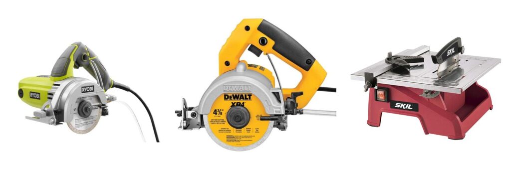 Compact Tile Saw combined image