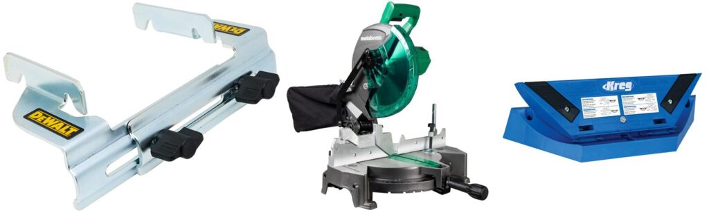 Compound Miter Saw For Crown Molding combined image