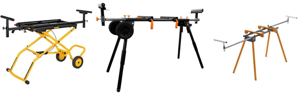 Compound Miter Saw Stand combined image