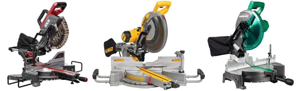 Compound Sliding Miter Saw combined image