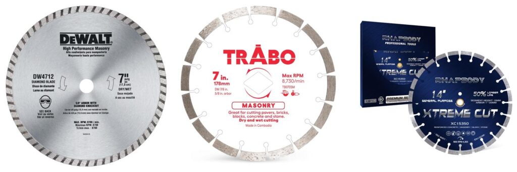 Concrete Saw Blade combined image