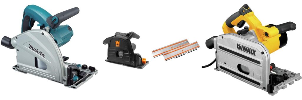 Corded Track Saw combined image