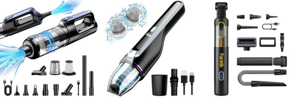 Cordless Car Vacuum combined image