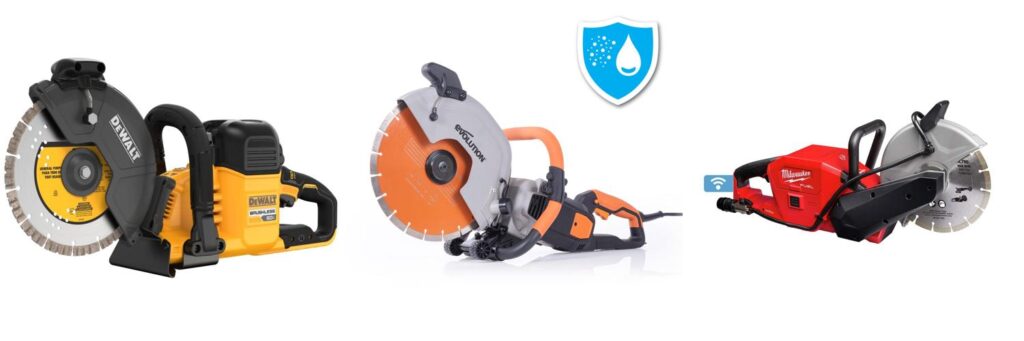 Cordless Concrete Saw combined image