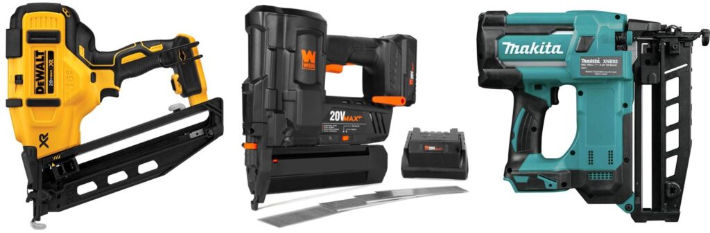 Cordless Finish Nailer combined image