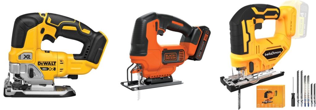 Cordless Jig Saw combined image