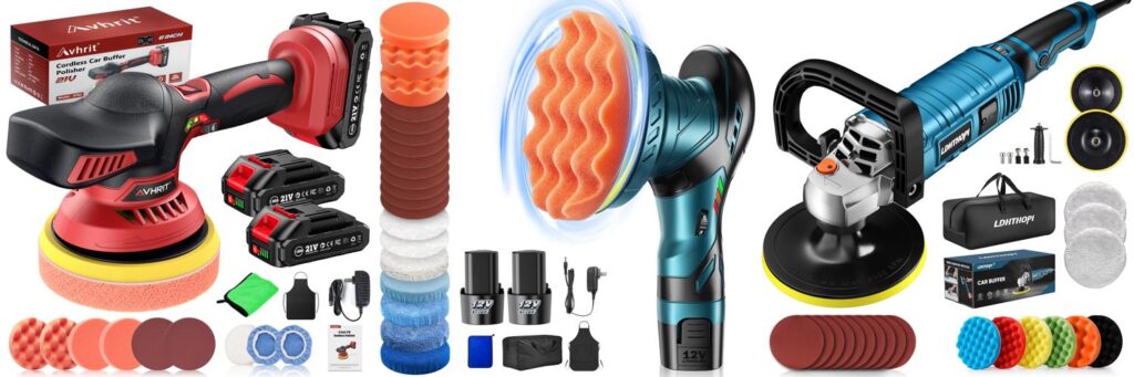 Cordless Polisher For Boats combined image