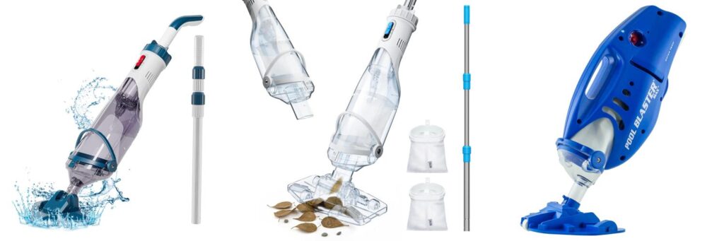 Cordless Pool Vacuum For Algae combined image