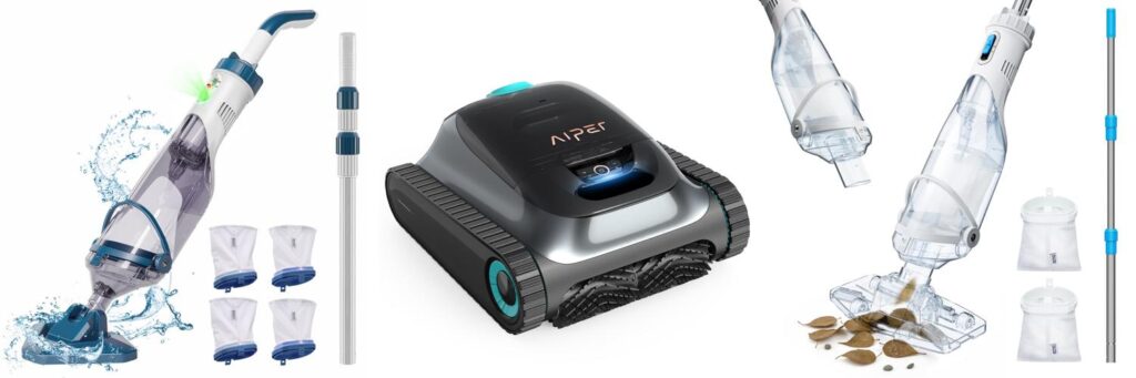 Cordless Pool Vacuum combined image