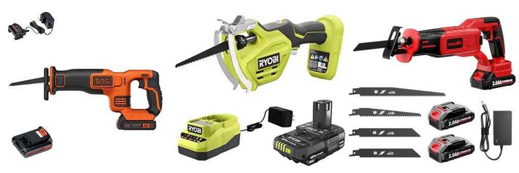 Cordless Reciprocating Saw For Pruning combined image 2