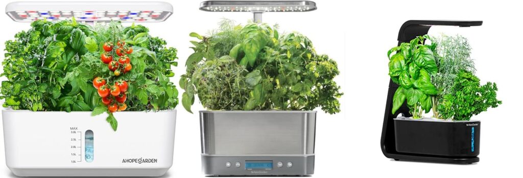 Top 5 Countertop Herb Gardens: Grow Fresh Herbs Indoors! 2 Countertop Herb Garden combined image