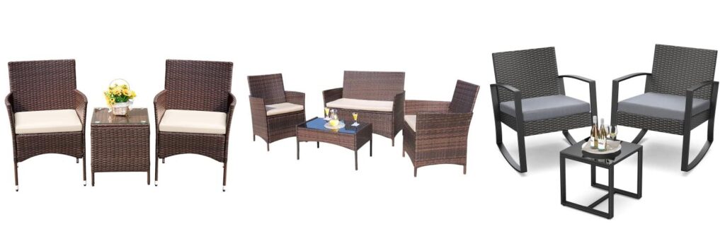 Deals On Garden Furniture Sets combined image