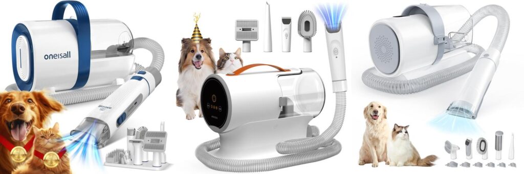 The Best Dog Clippers With Vacuum - Top Picks & Buying Guide 2 Dog Clippers With Vacuum combined image