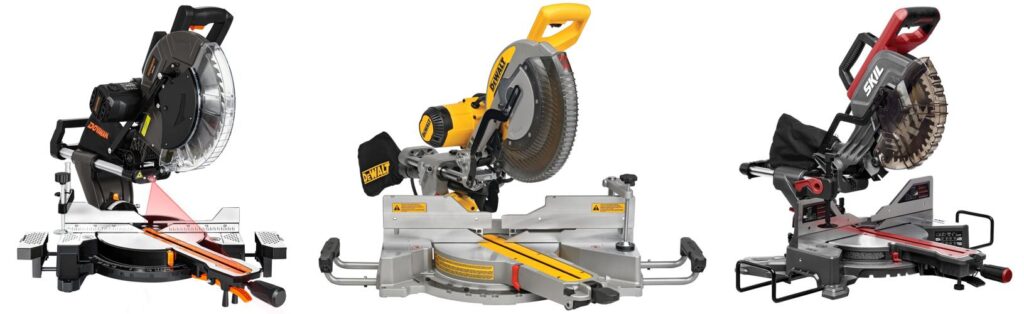 Double Compound Mitre Saw combined image