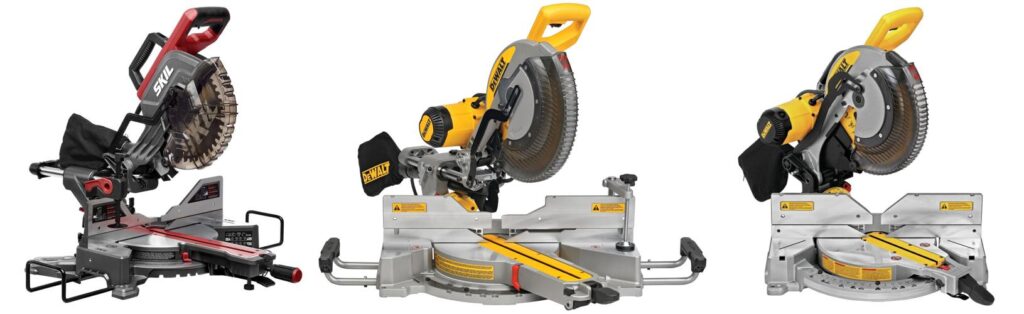 Dual Bevel Compound Mitre Saw combined image