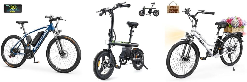 Electric Bicycle For Commuting combined image