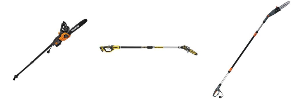 Electric Tree Trimmer Pole Saw combined image