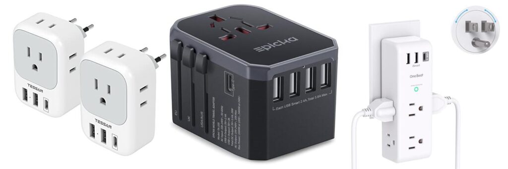 Electrical Adapters combined image