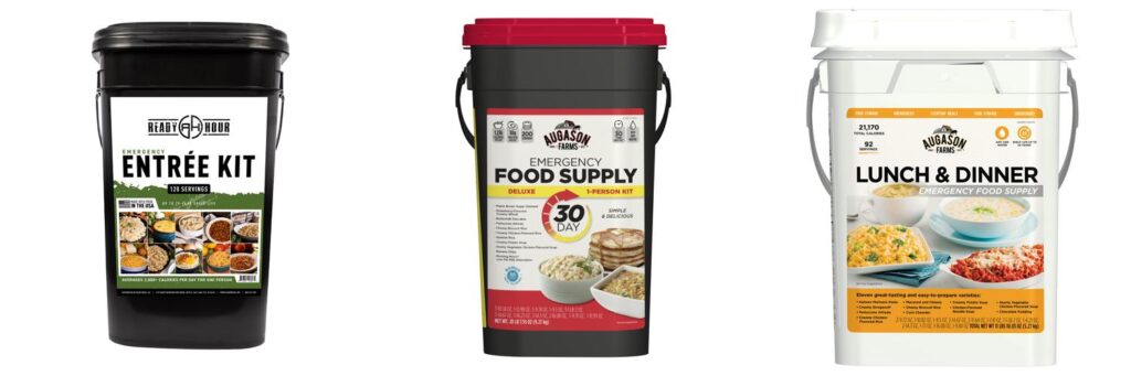 Emergency Food Supplies combined image