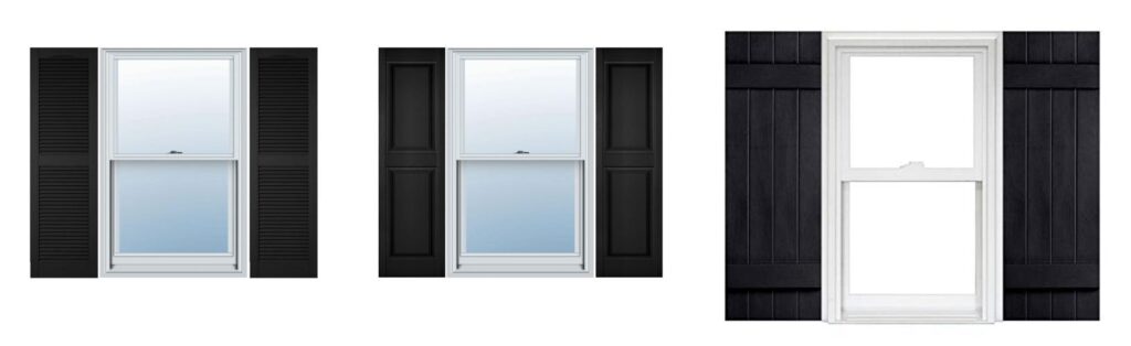 Exterior Window Shutters combined image