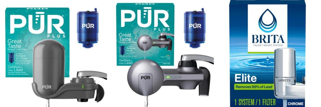 Faucet Mount Water Filters combined image