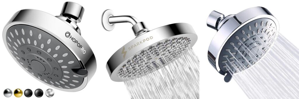 Fixed Showerheads combined image
