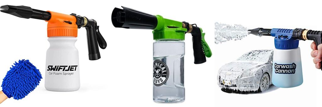 Foam Gun For Garden Hose combined image