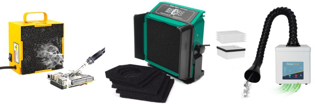 Fume Smoke Extractors combined image