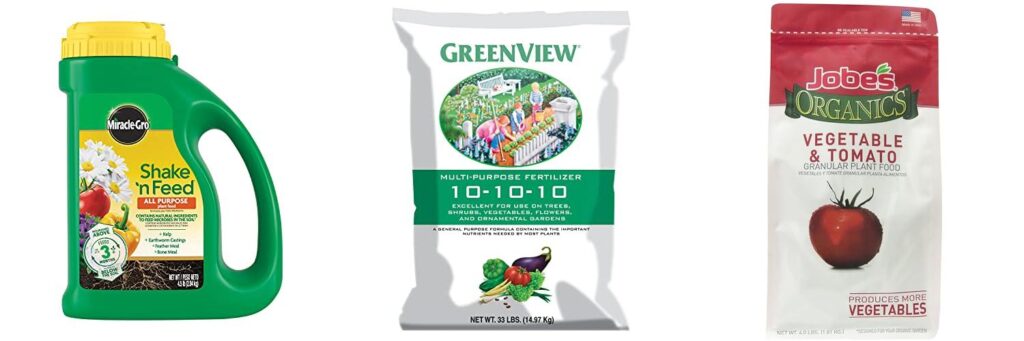 Garden Fertilizer combined image