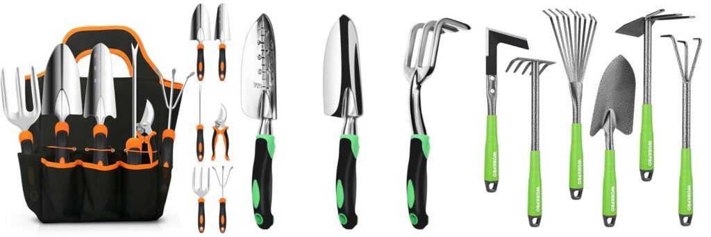 Garden Hand Tool Set combined image
