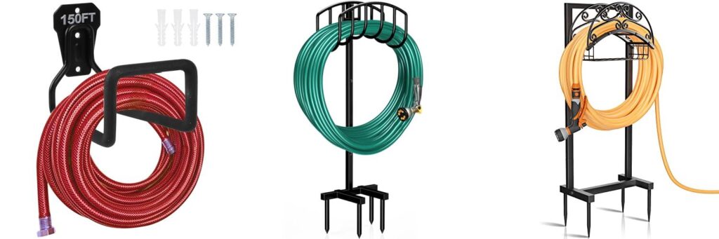 Garden Hose Holder combined image