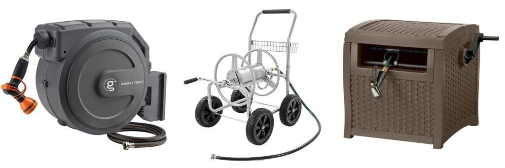 Garden Hose Reel combined image