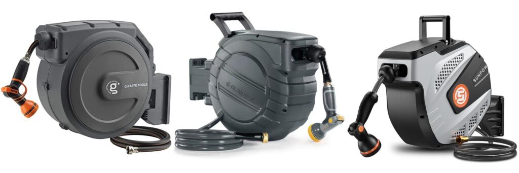 Garden Hose Retractable combined image