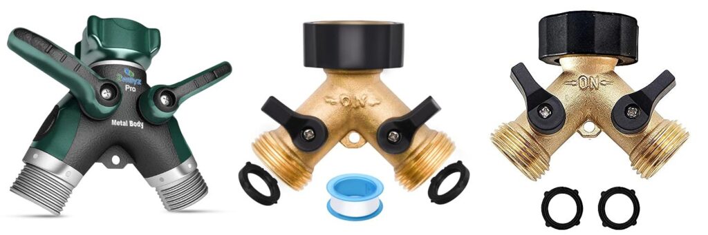 Garden Hose Splitters combined image